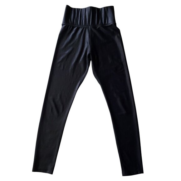 Carbon38 High Rise 7/8 Legging in Black Croc Takara Shine Cyberpunk Size XS - Picture 5 of 15